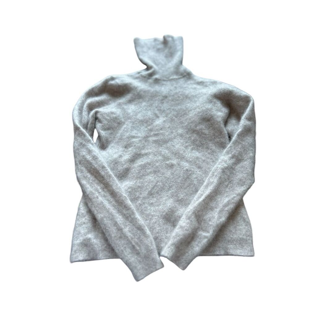 Charter club Women's Cashmere Turtleneck Sweater Beige Size XS - Picture 5 of 13